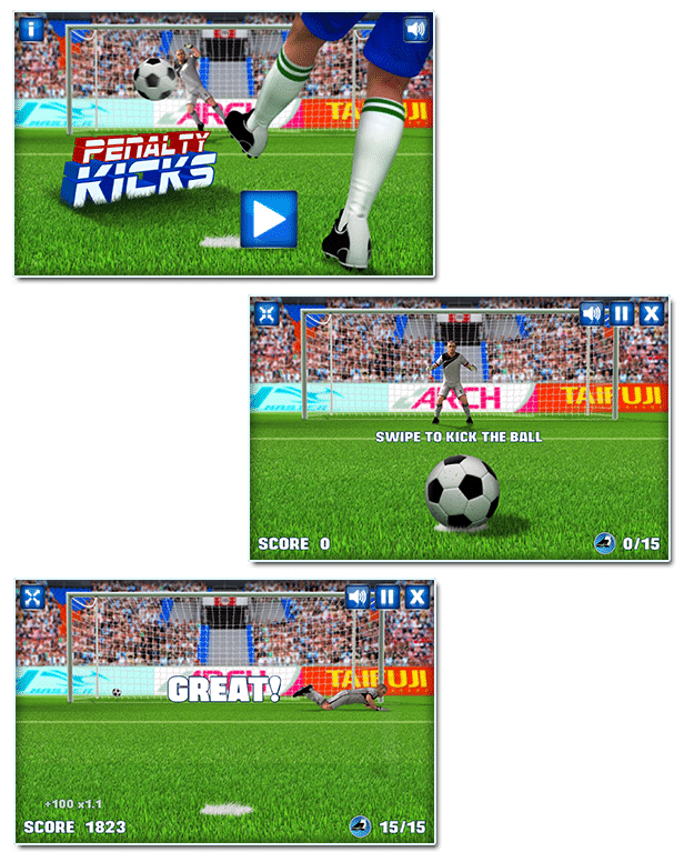 اسکریپت بازی آنلاین Penalty Kicks
