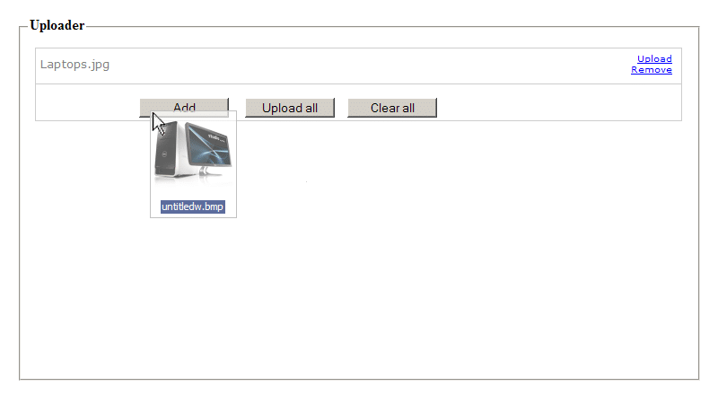 اسکریپت آپلود فایل ApPHP AJAX File Uploader